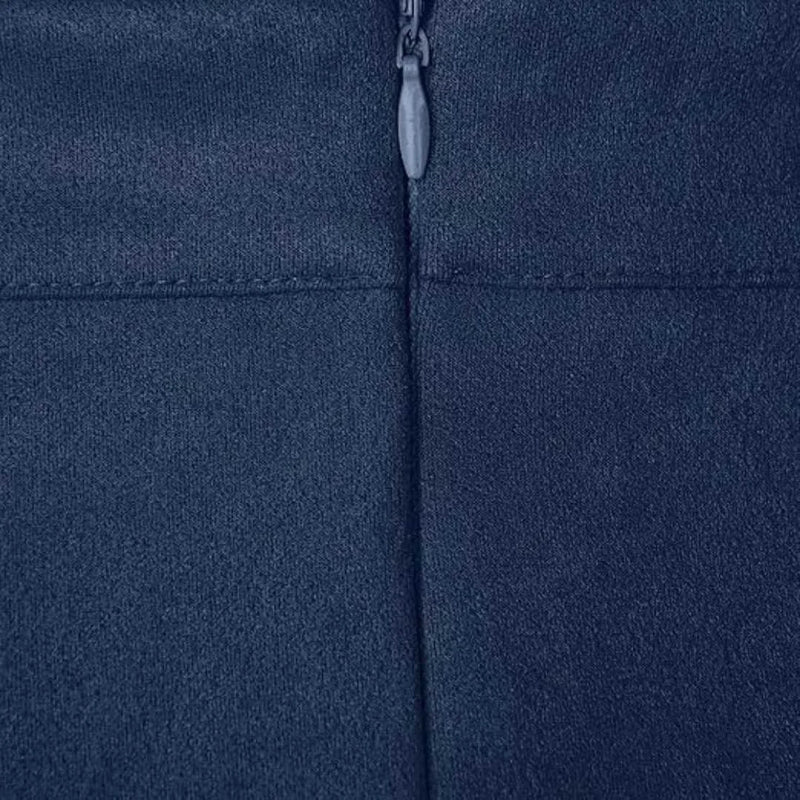 Women's high-waist faux suede mini skirt