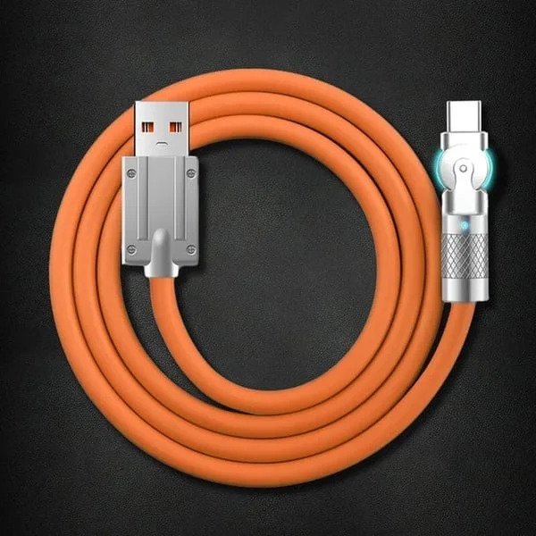 180° rotating fast charge cable