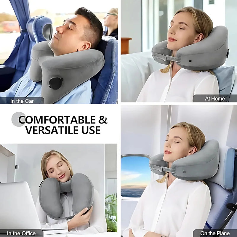 Multifunctional H-Shaped Travel Pillow