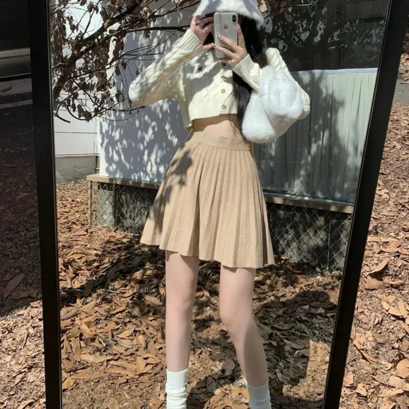 Cozy knit midi skirt – Soft, stylish & effortlessly chic