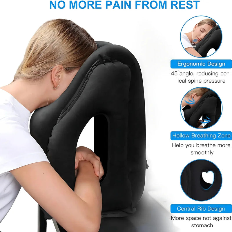 The Inflatable Travel Comfort Pillow