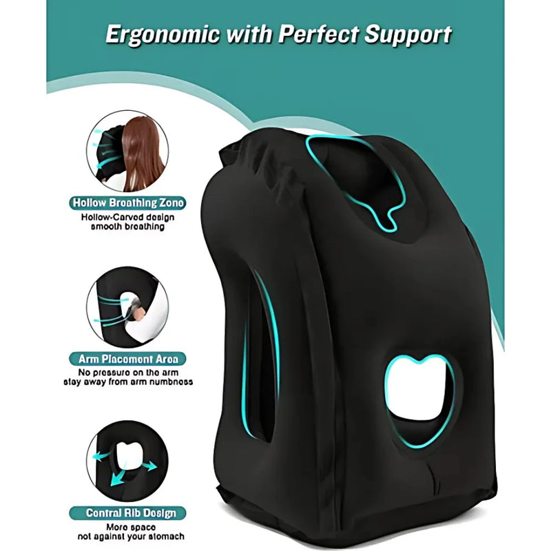 The Inflatable Travel Comfort Pillow