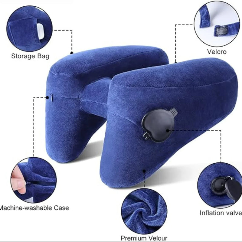 Multifunctional H-Shaped Travel Pillow
