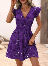 Floral Print A-Line Mini Dress