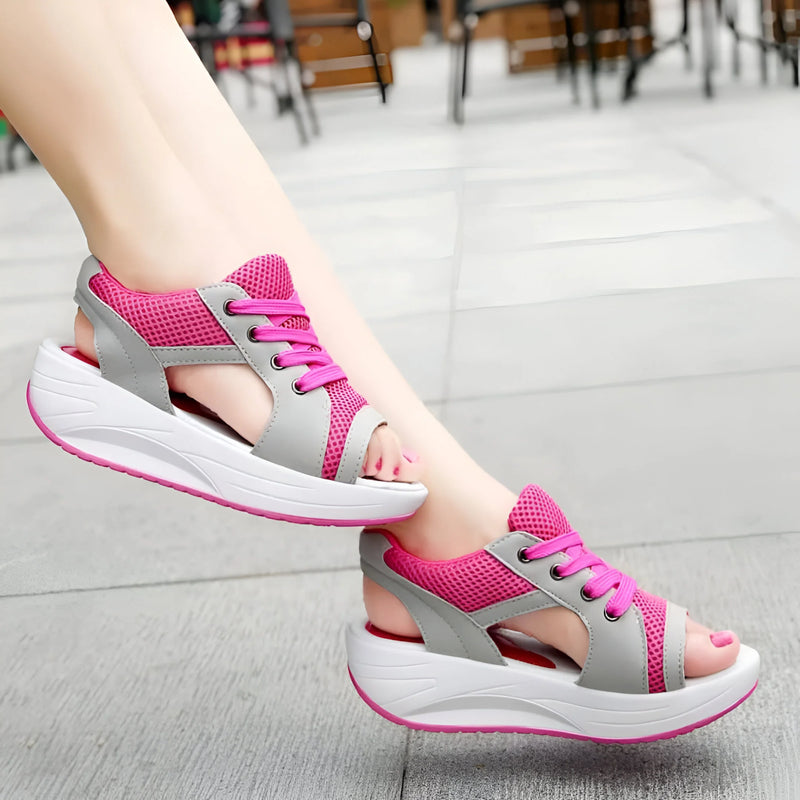 Casual Contrast Paneled Sneakers