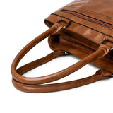 Large Capacity Retro Leather Boston Bag