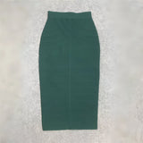 Women's vintage bandage midi skirt
