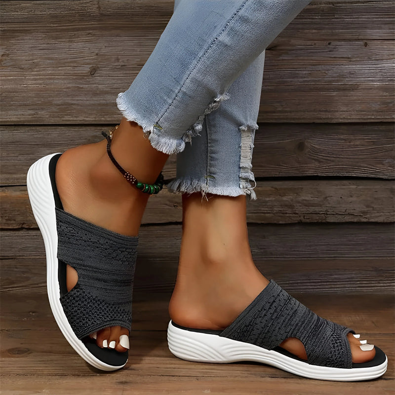Open Toe Casual Sandals for Foot Support and Comfort