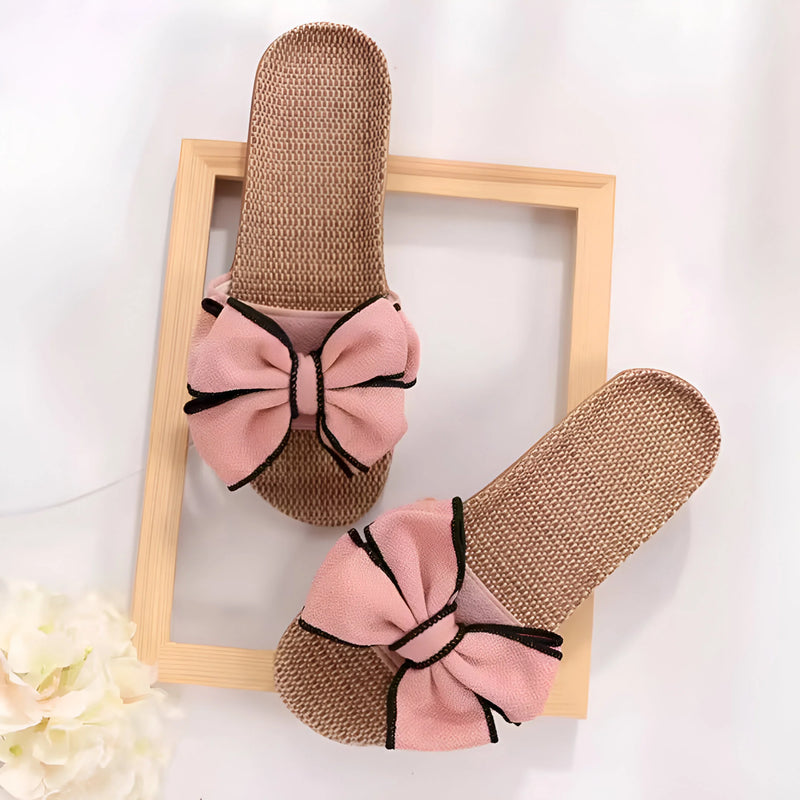 Graceful Butterfly Bow Sandals