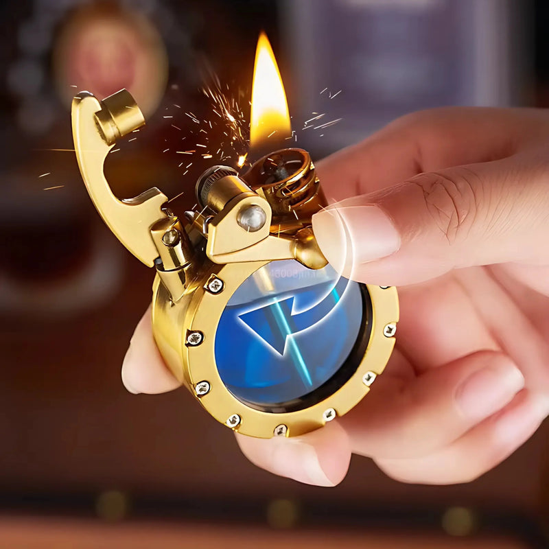 Retro Metal Refillable Lighter