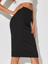 Women's high-waisted bodycon skirt