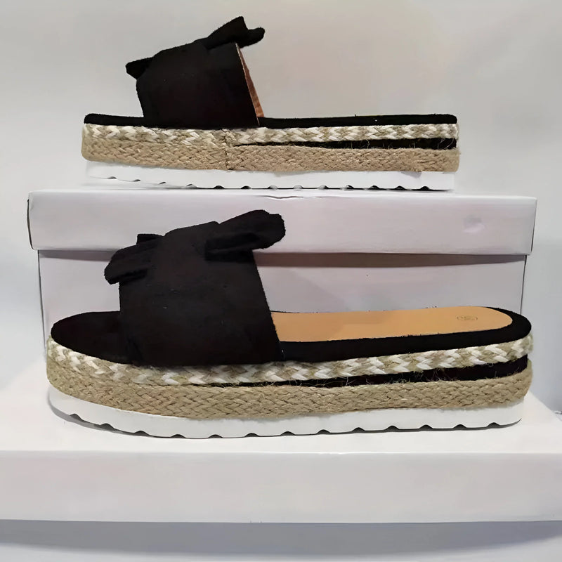 Open-Toe Slip-On Summer Slippers