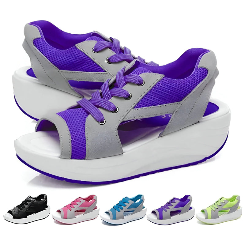Casual Contrast Paneled Sneakers