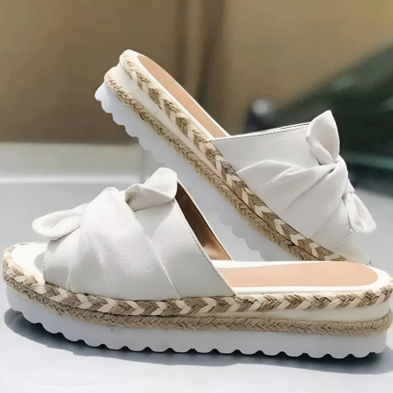 Open-Toe Slip-On Summer Slippers