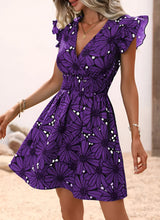 Floral Print A-Line Mini Dress