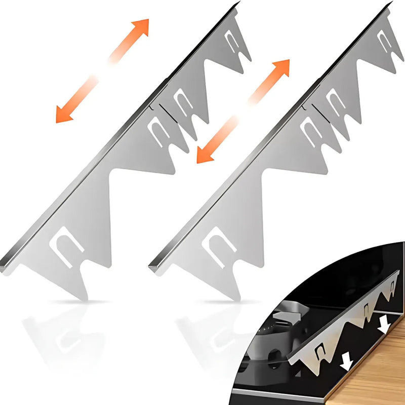 Adjustable Stainless Steel Stove Gap Covers