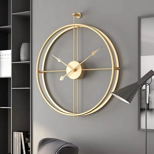 Rustic Helm Wall Clock