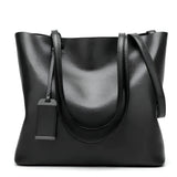 Vintage Large Capacity Leather Tote Bag