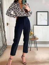 Versatile high-waisted vintage pants