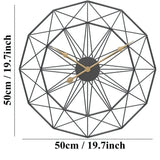 Polygonal Modern Wall Clock