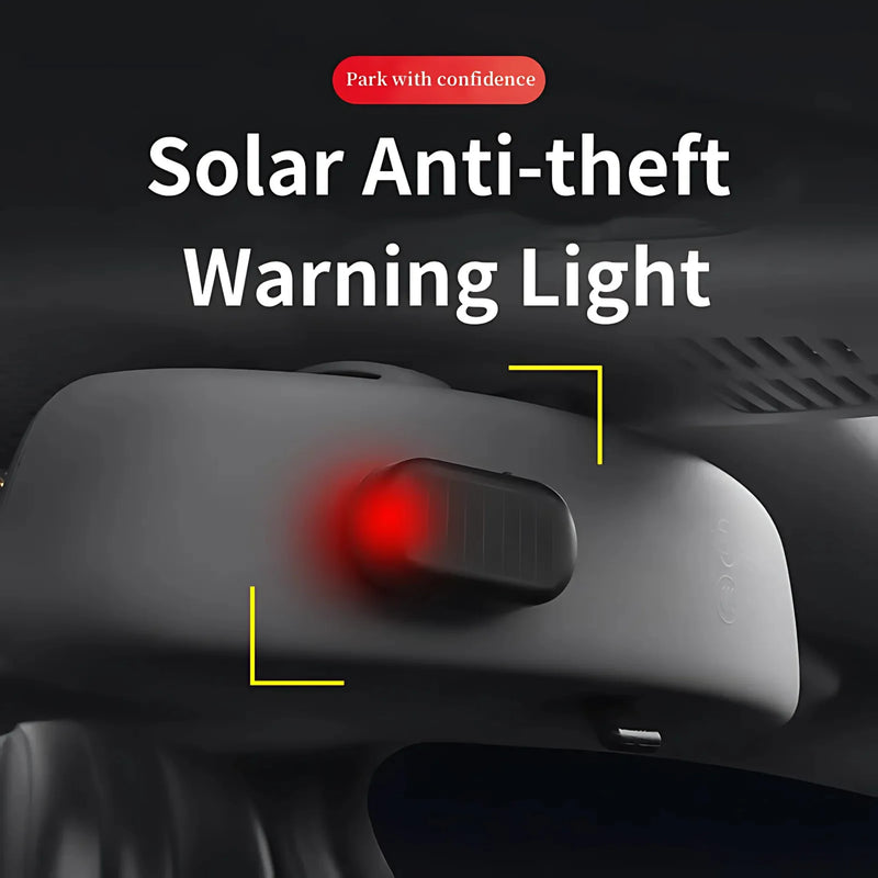 Solar-Powered Car Anti-Theft Light
