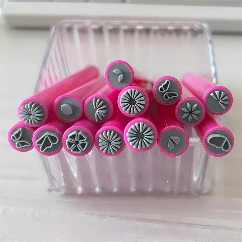 Nail Art Stamp Pen Set for Precise Designs