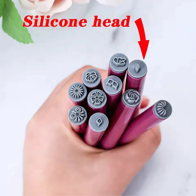 Nail Art Stamp Pen Set for Precise Designs