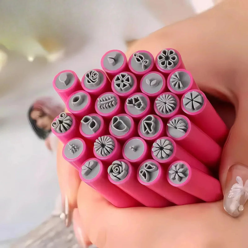 Nail Art Stamp Pen Set for Precise Designs