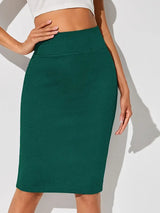 Women's high-waisted bodycon skirt