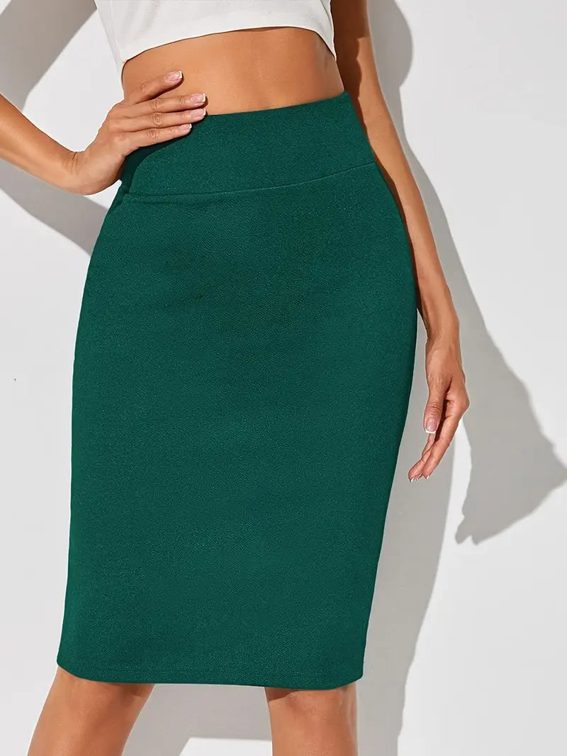 Women's high-waisted bodycon skirt