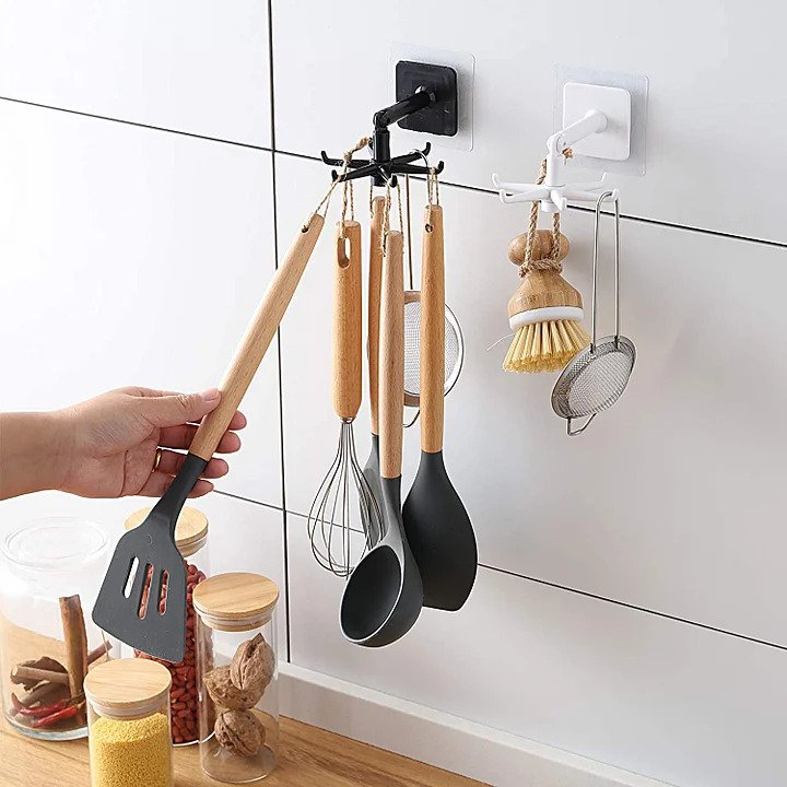360° Rotating Self-Adhesive Utility Hook