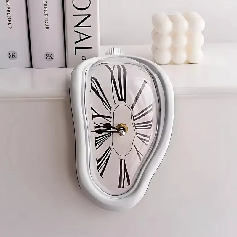 Surreal Melting Distorted Wall Clock