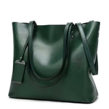 Vintage Large Capacity Leather Tote Bag