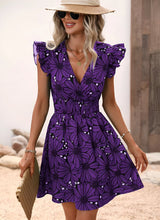 Floral Print A-Line Mini Dress