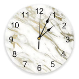 Silent Marble Gradient Color Wall Clock