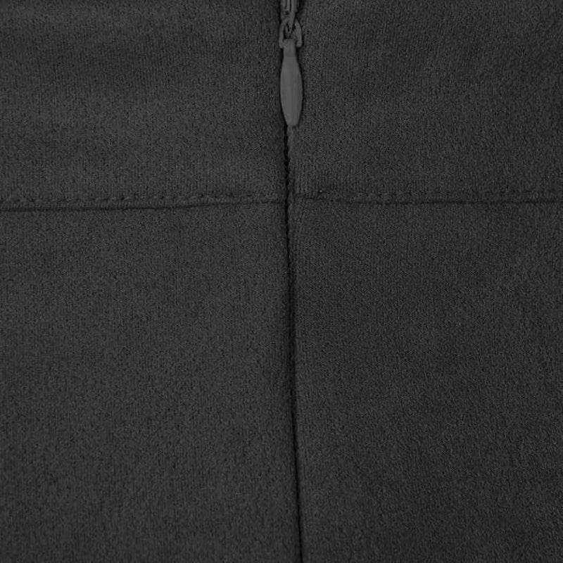 Women's high-waist faux suede mini skirt