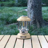Vintage Camping Lantern with USB and Magnetic Base