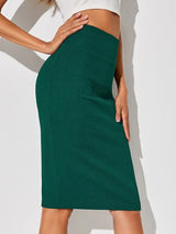 Women's high-waisted bodycon skirt