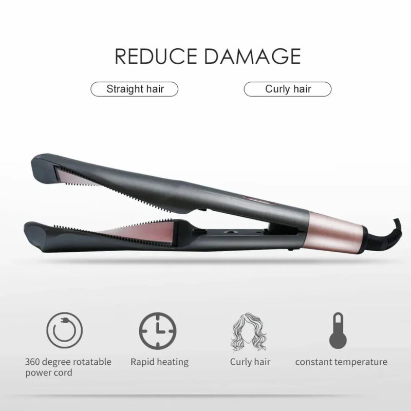 2-in-1 Hair Straightener & Curler