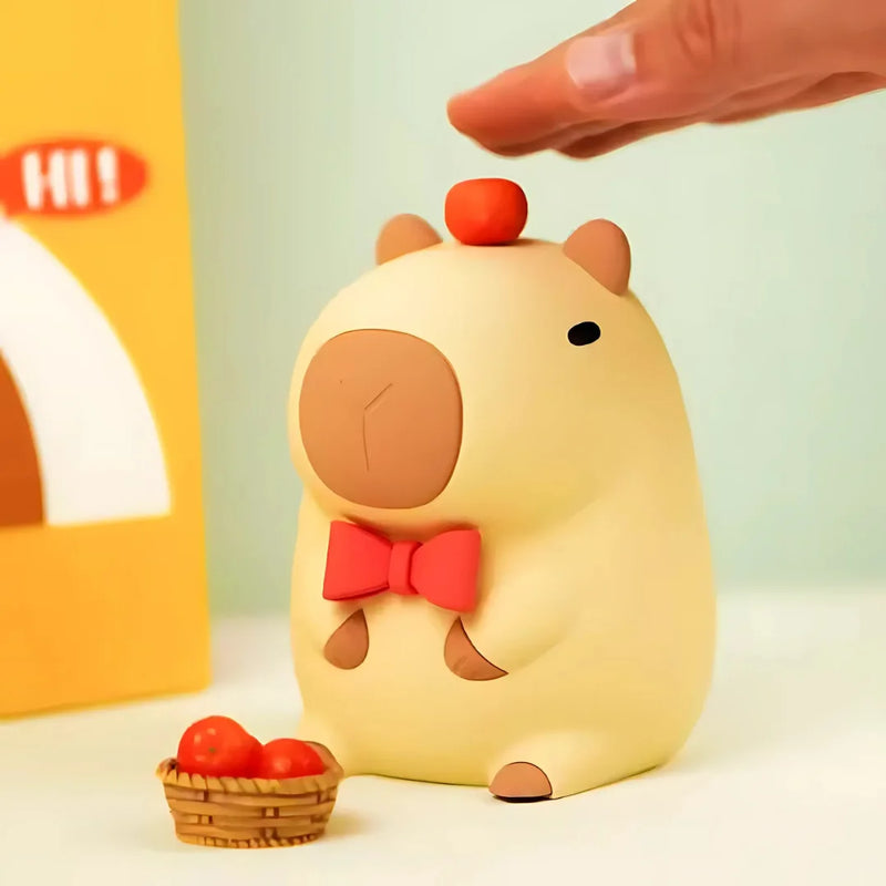 Cute Capybara Silicone Night Light