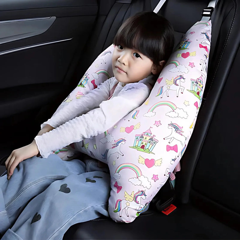 U-Shape Travel Pillow for Kids with Fun Patterns