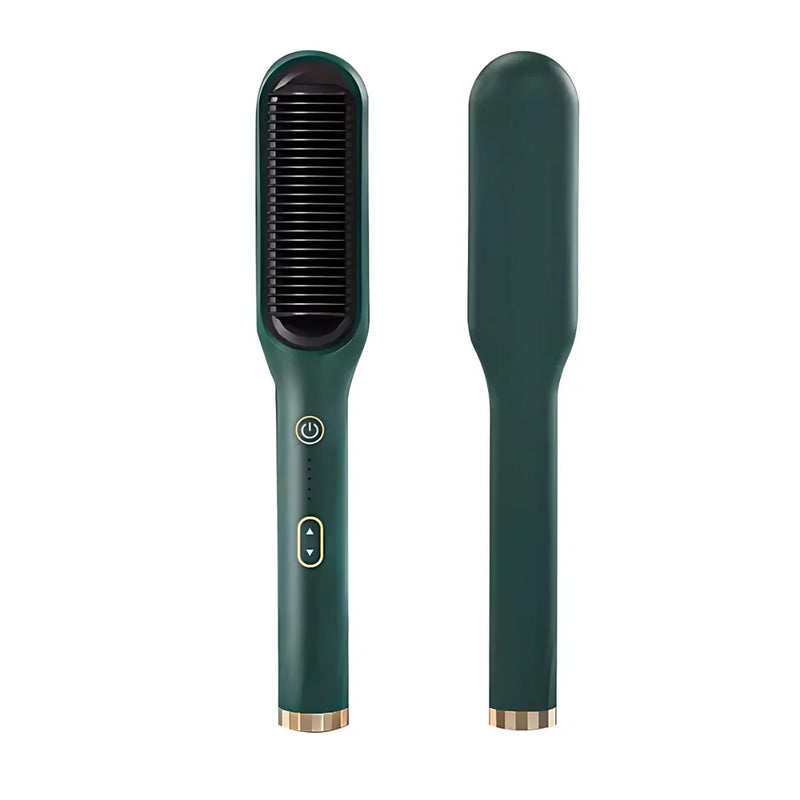 Electric Hair Straightener and Styling Brush