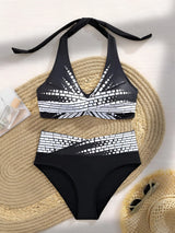 Women's Cross Front Bikini Set