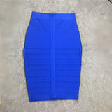 Women's vintage bandage midi skirt