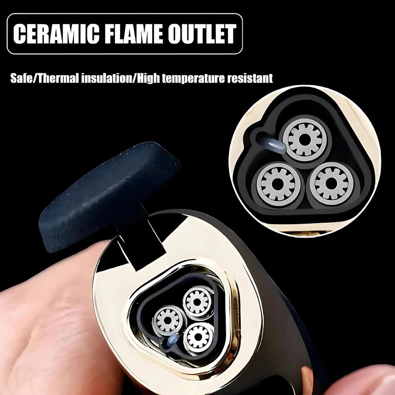 Triple Jet Torch Lighter with Touch Sensor