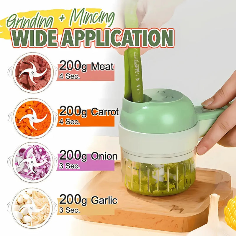 4-in-1 Multifunctional Electric Food Processor