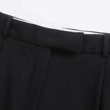 Women's high-waisted vintage zipper pants