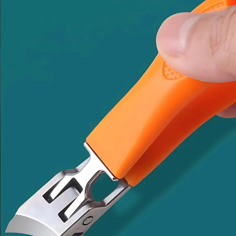 Wide Jaw Nail Clipper with Anti-Splash Design