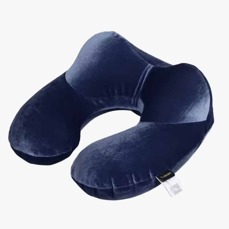 Inflatable U-Shape Travel Pillow for Neck Support