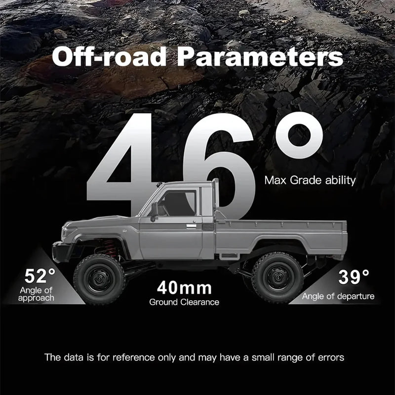 MN82 RC Pickup Truck 4WD 1/12 Scale